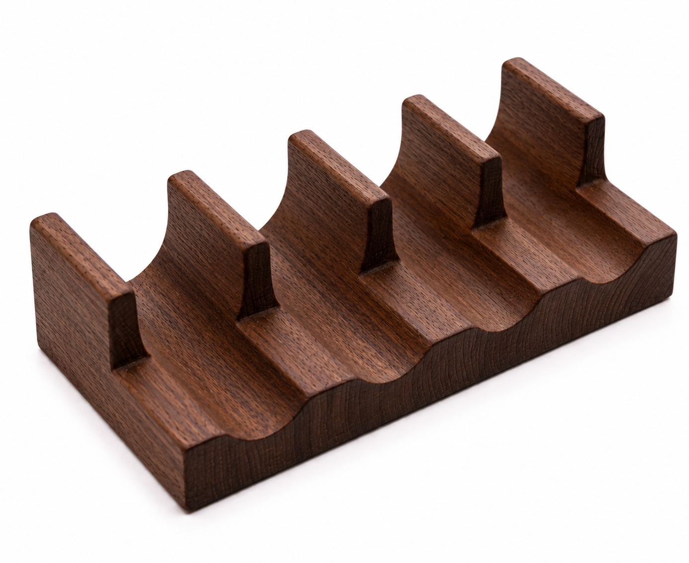 4 PC Walnut Wood Sushi Taco Holder sushi taco holder