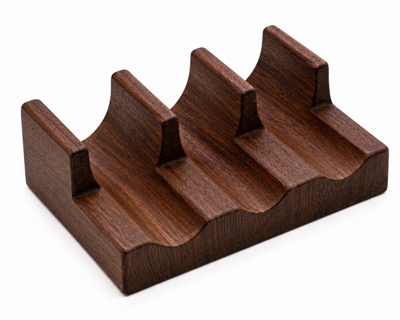 3 PC Walnut Wood Sushi Taco Holder sushi taco holder